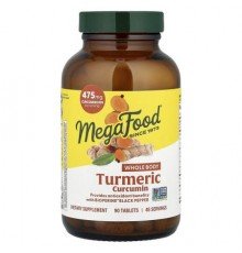 MegaFood, Turmeric Curcumin, 90 Tablets