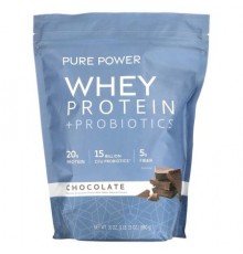 Dr. Mercola, Pure Power, Whey Protein + Probiotics, 1 lb 15 oz (880 g)