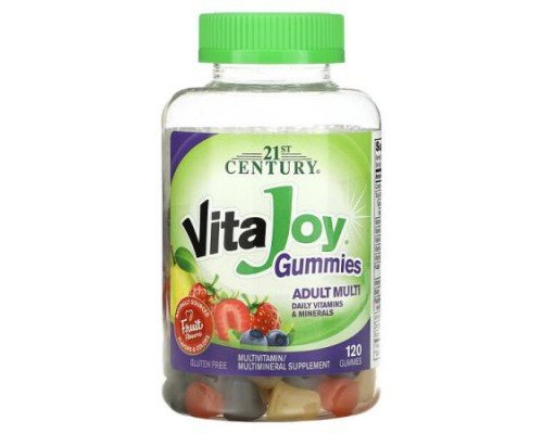21st Century, VitaJoy Gummies, Adult Multivitamin, Fruit Flavor, 120 Gummies