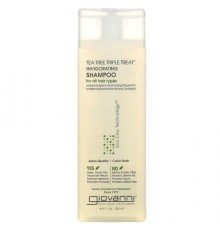 Giovanni, Tea Tree Triple Treat, Invigorating Shampoo, For All Hair Types, 8.5 fl oz (250 ml)