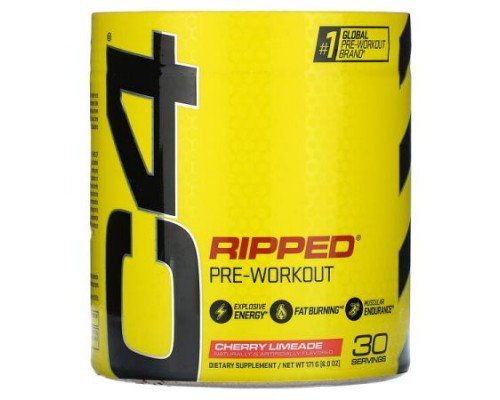 C4 / Cellucor, C4 Ripped, Pre-Workout, Cherry Limeade, 6 oz (171 g)