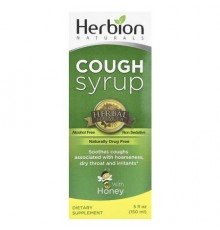 Herbion Naturals, Cough Syrup With Honey, Alcohol Free, 5 fl oz (150 ml)
