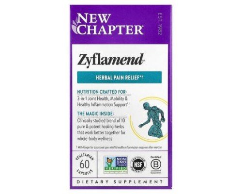 New Chapter, Zyflamend™, 60 Vegetarian Capsules