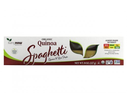 NOW Foods, Living NOW, Organic Quinoa Spaghetti, 8 oz (227 g)