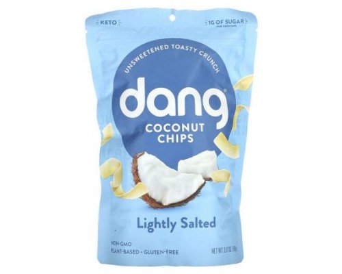 Dang Foods, Coconut Chips, Lightly Salted, 3.17 oz (90 g)