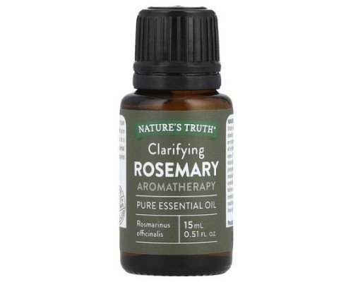 Nature's Truth, Pure Essential Oil, Clarifying Rosemary,  0.51 fl oz (15 ml)
