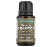 Nature's Truth, Pure Essential Oil, Balancing Cedarwood, 0.51 fl oz (15 ml)