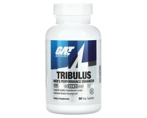 GAT, Tribulus, Men's Performance Enhancer, 90 Veg Capsules (750 mg per Capsule)