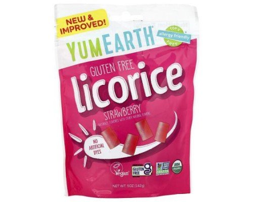 YumEarth, Gluten Free Licorice, Strawberry, 5 oz (142 g)