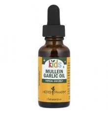 Herb Pharm, Kids, Mullein Garlic Oil, 1 fl oz (30 ml)