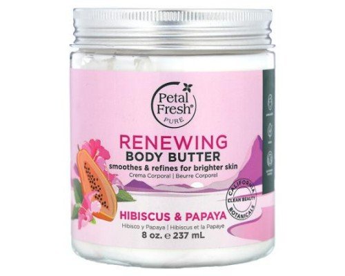 Petal Fresh, Pure, Renewing Body Butter, Hibiscus & Papaya, 8 oz (237 ml)