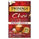 Twinings, Flavored Black Tea, Chai, French Vanilla, 20 Tea Bags, 1.41 oz (40 g)