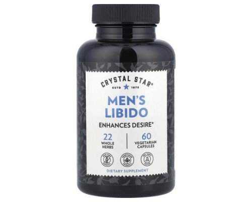 Crystal Star, Men's Libido, 60 Vegetarian Capsules