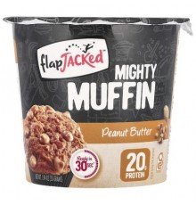 FlapJacked, Mighty Muffin, Peanut Butter, 1.94 oz (55 g)