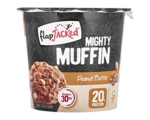FlapJacked, Mighty Muffin, Peanut Butter, 1.94 oz (55 g)