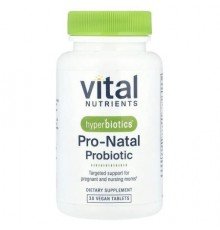 Vital Nutrients, Hyperbiotics®, Pro-Natal Probiotic, 30 Vegan Tablets