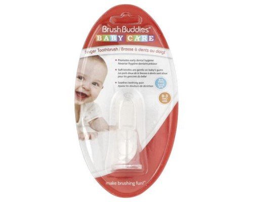 Brush Buddies, Baby Care, Finger Toothbrush, 0-3 Yrs, 1 Finger Toothbrush