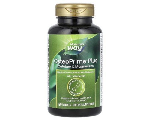 Nature's Way, OsteoPrime Plus Calcium & Magnesium, 120 Tablets