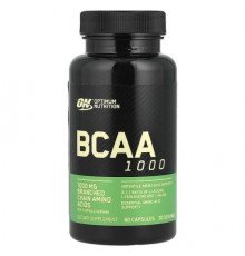 Optimum Nutrition, BCAA 1000, 60 Capsules (500 mg per Capsule)