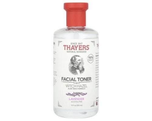 Thayers, Witch Hazel Facial Toner, Alcohol-Free, Lavender, 12 fl oz (355 ml)
