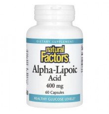 Natural Factors, Alpha-Lipoic Acid, 400 mg, 60 Capsules