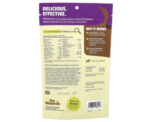 Pet Naturals, Daily Multi, For Dogs, All Sizes, 30 Chews, 3.7 oz (105 g)