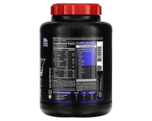 ALLMAX, CLASSIC ALLWHEY®, 100% Whey Protein, Cookies & Cream, 5 lbs. (2.27 kg)