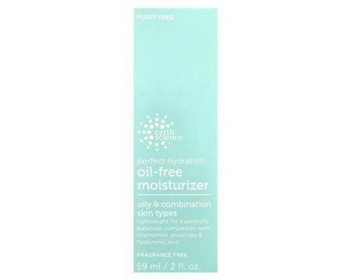 Earth Science, Perfect Hydration, Oil-Free Moisturizer, Fragrance Free, 2 fl oz (59 ml)