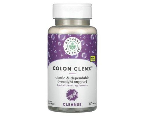 Natural Balance, Colon Clenz, 60 VegCaps