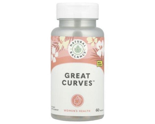 Natural Balance, Women's Health, Great Curves™, 60 VegCaps