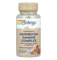 Solaray, Mushroom Immune Complex with Maitake, Reishi & Shiitake, 100 VegCaps