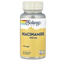 Solaray, Niacinamide, 500 mg, 100 VegCaps