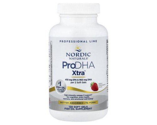 Nordic Naturals, ProDHA™ 1000, Strawberry, 120 Soft Gels