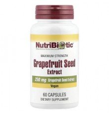 NutriBiotic, Grapefruit Seed Extract, Maximum Strength, 250 mg, 60 Capsules