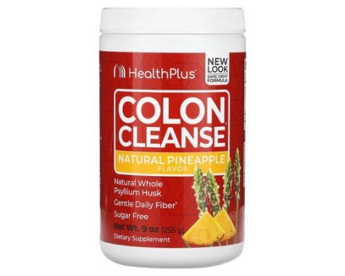 Health Plus, Colon Cleanse, Natural Pineapple, 9 oz (255 g)
