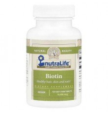 NutraLife, Biotin, 10,000 mcg, 120 Easy Chew Tablets