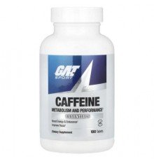 GAT, Sport, Caffeine, Metabolism and Performance, 100 Tablets