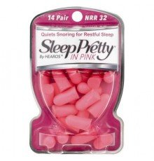 Hearos, Sleep Pretty® Ear Plugs, Pink, NRR 32, 14 Pair