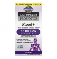 Garden of Life, Dr. Formulated Probiotics, Mood+, 60 Vegetarian Capsules