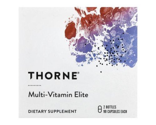 Thorne, Multi-Vitamin Elite, A.M. & P.M., 2 Bottles, 90 Capsules Each