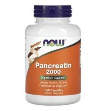 NOW Foods, Pancreatin 2000, 250 Capsules
