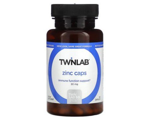 Twinlab, Zinc Caps, 30 mg, 100 Capsules