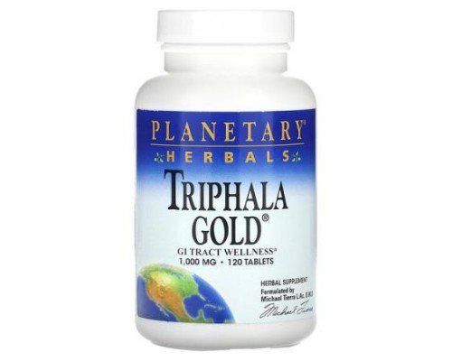 Planetary Herbals, Triphala Gold®, 120 Tablets