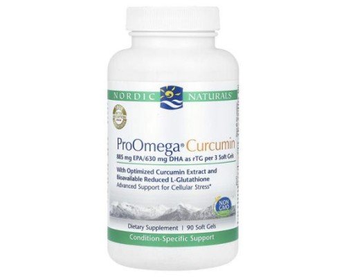 Nordic Naturals, ProOmega® Curcumin, 90 Soft Gels