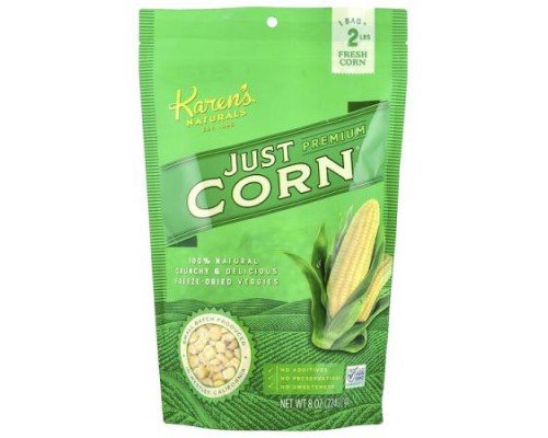 Karen's Naturals, Premium Freeze-Dried Veggies, Just Corn, 8 oz (224 g)