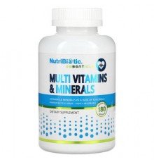 NutriBiotic, Essentials, Multi Vitamins & Minerals , 180 Capsules