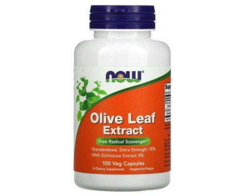 NOW Foods, Olive Leaf Extract, 100 Veg Capsules