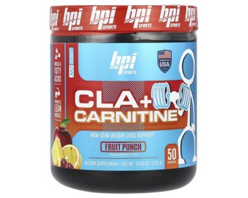 BPI Sports, CLA + Carnitine, Fruit Punch, 13.05 oz (370 g)