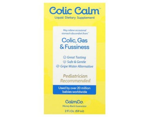 Colic Calm, Colic, Gas & Fussiness, For Infants, 2 fl oz (59 ml) (Discontinued Item)