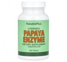 NaturesPlus, Chewable Papaya Enzyme , 360 Tablets